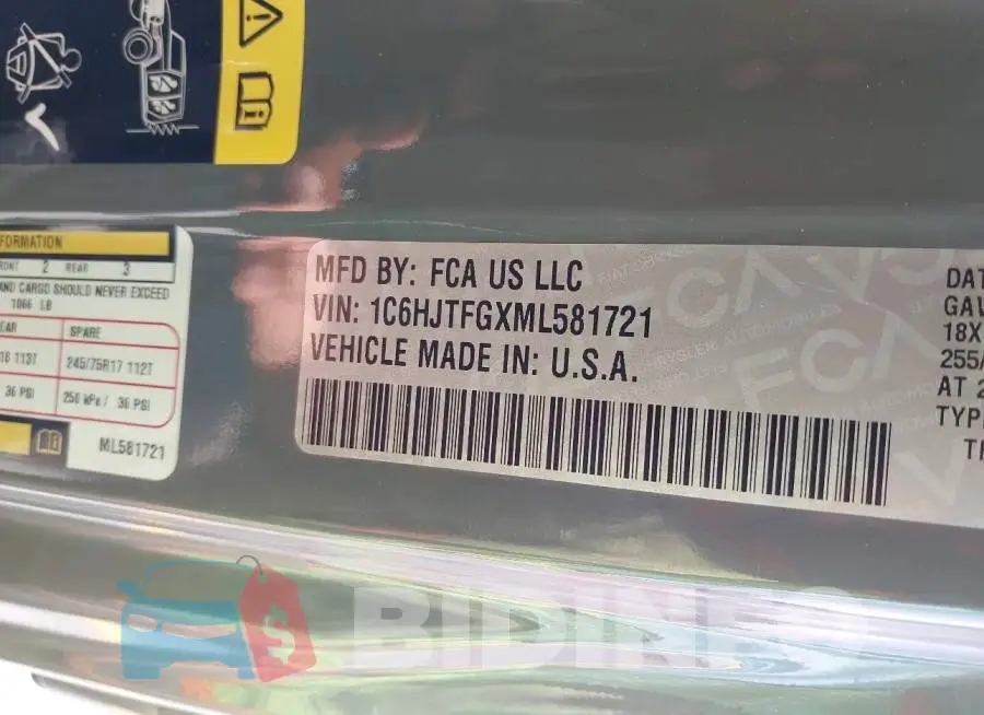 1C6HJTFGXML581721 Photo# 9