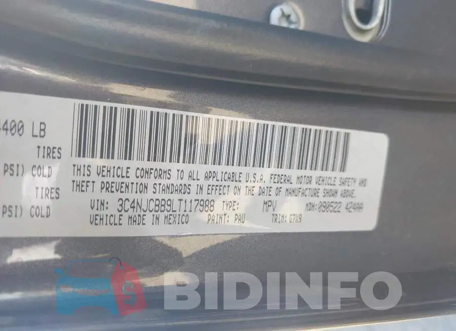 3C4NJCBB9LT117988 Photo# 9