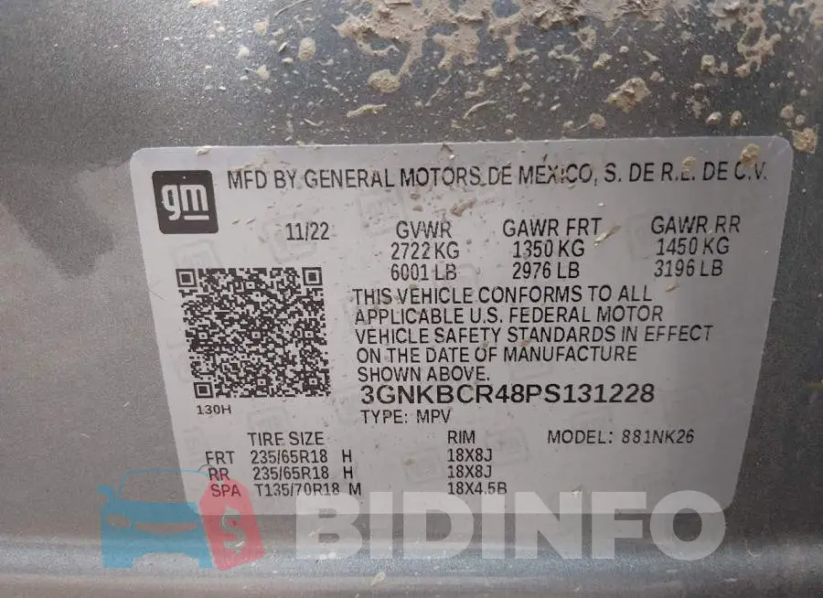 3GNKBCR48PS131228 Photo# 9