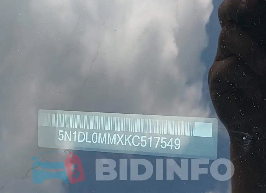 5N1DL0MMXKC517549 Photo# 9