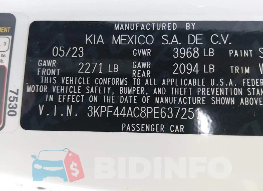 3KPF44AC8PE637251 Photo# 9