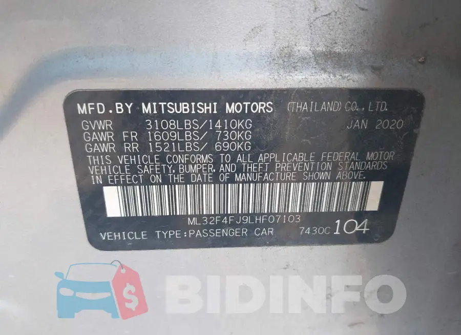 ML32F4FJ9LHF07103 Photo# 9