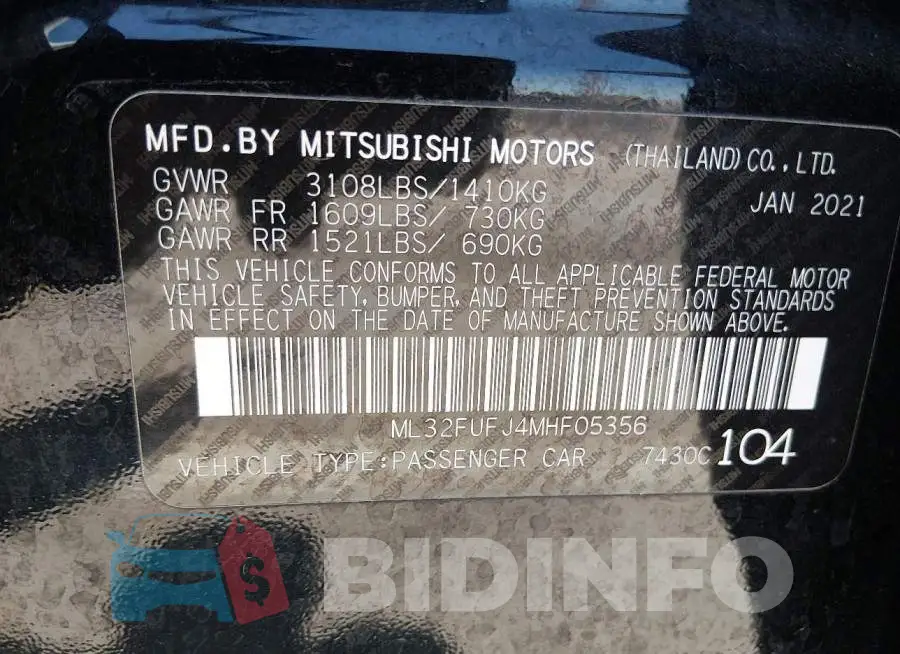 ML32FUFJ4MHF05356 Photo# 9