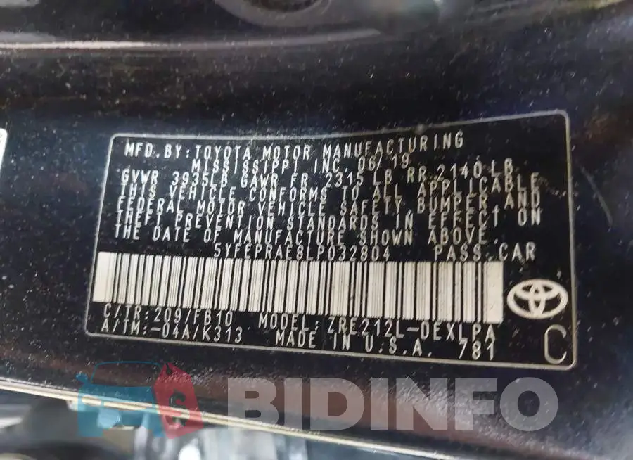 5YFEPRAE8LP032804 Photo# 9