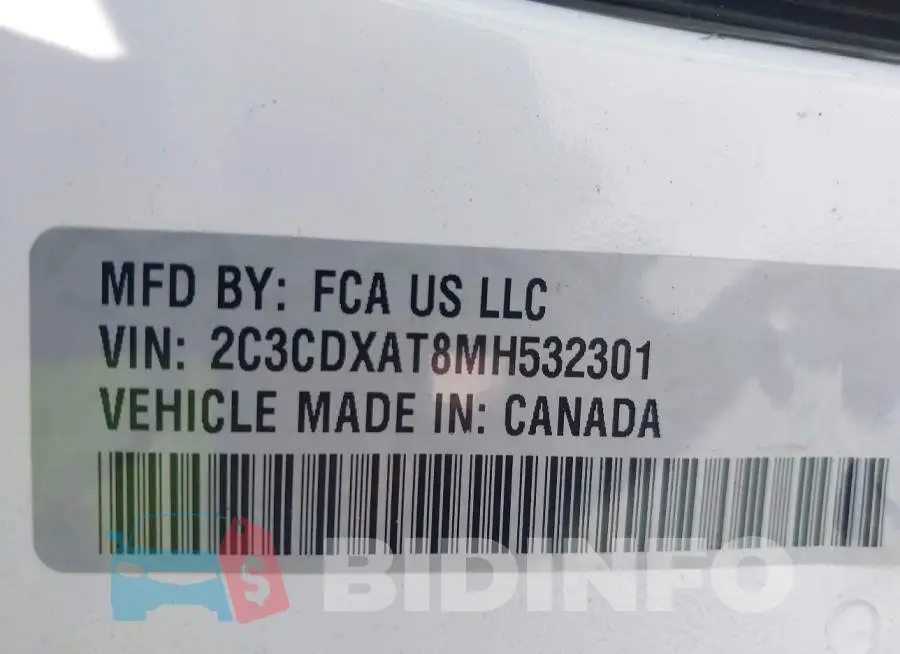 2C3CDXAT8MH532301 Photo# 9