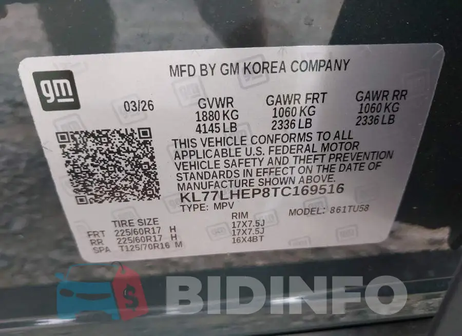 KL77LHEP8TC169516 Photo# 9