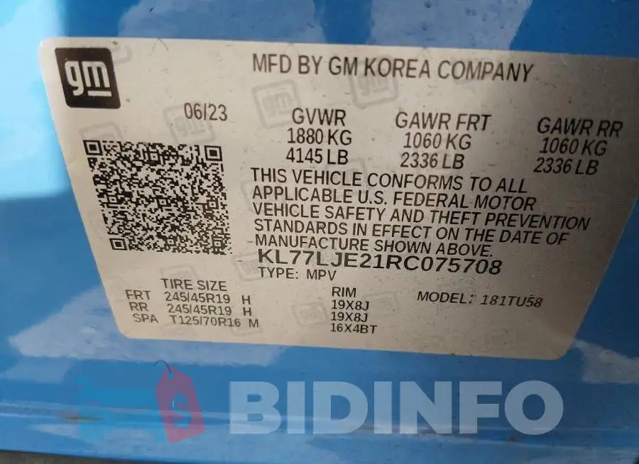 KL77LJE21RC075708 Photo# 9