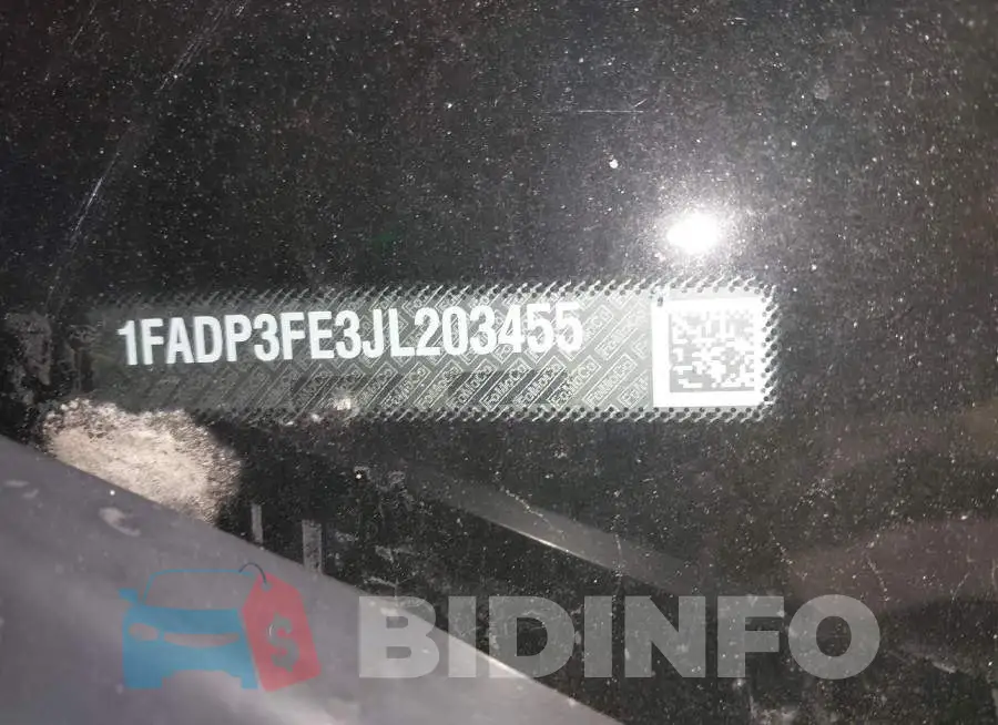1FADP3FE3JL203455 Photo# 9