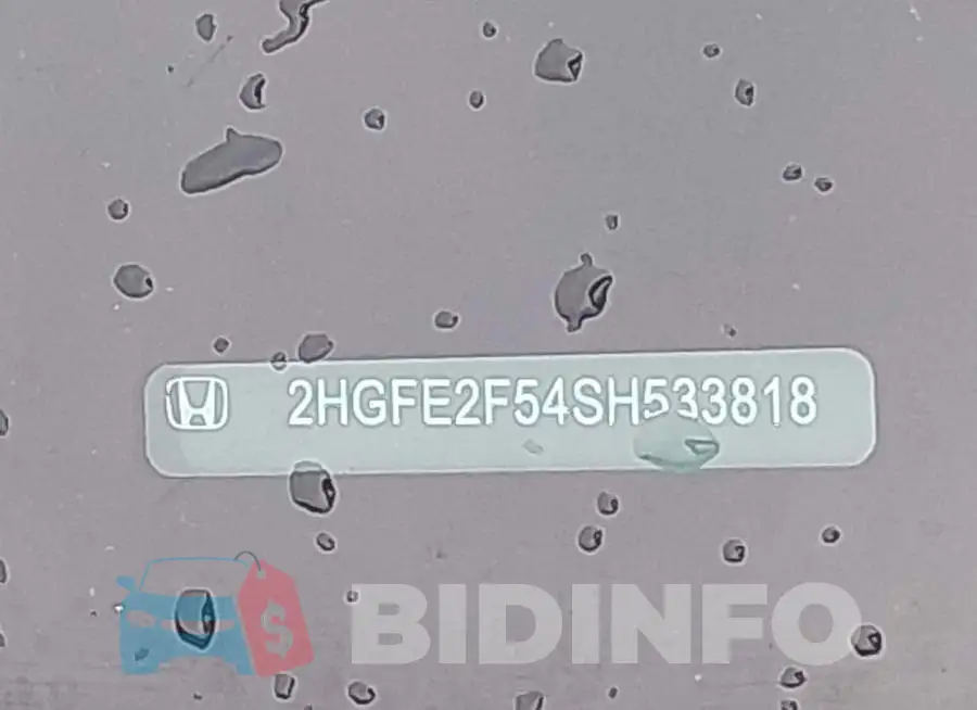 2HGFE2F54SH533818 Photo# 9