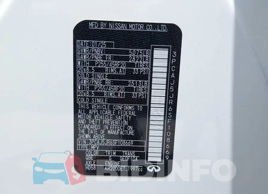 3PCAJ5JR6SF108669 Photo# 9