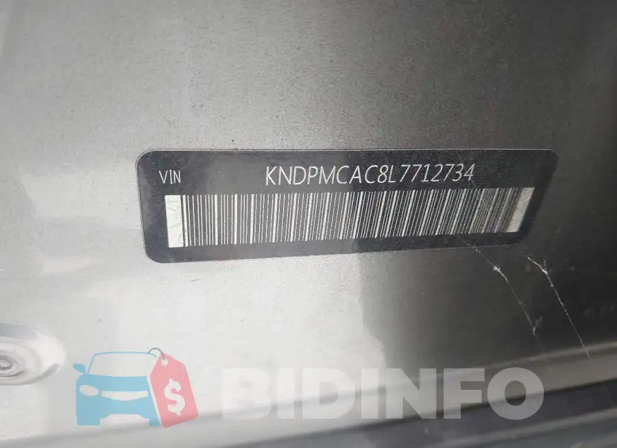 KNDPMCAC8L7712734 Photo# 9