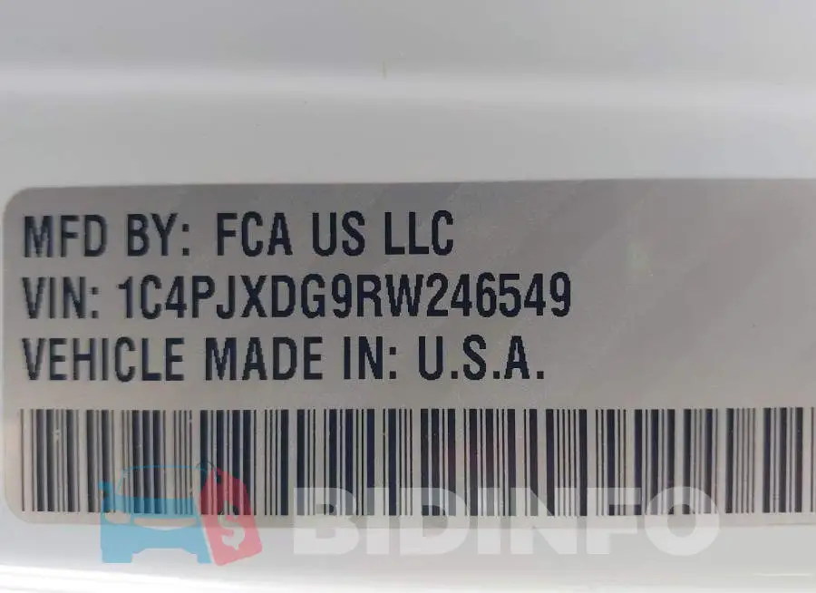 1C4PJXDG9RW246549 Photo# 9