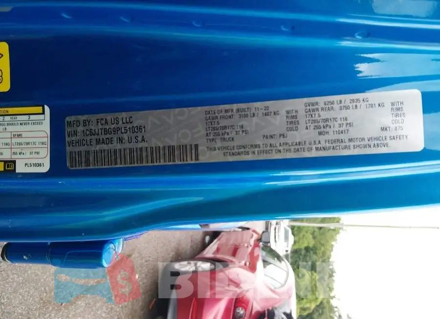 1C6JJTBG9PL510361 Photo# 9