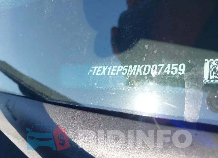 1FTEX1EP5MKD07459 Photo# 9