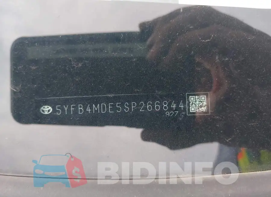 5YFB4MDE5SP266844 Photo# 9