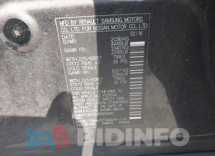 KNMAT2MT3GP665245 Photo# 9