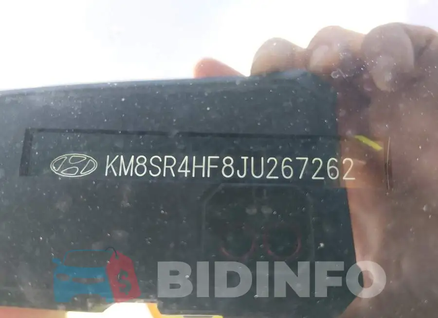 KM8SR4HF8JU267262 Photo# 9