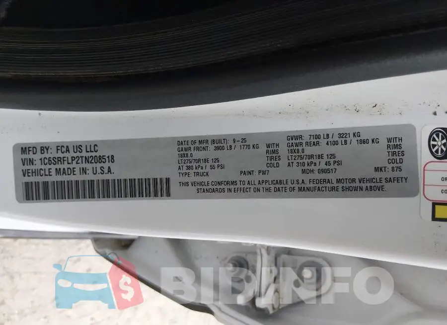 1C6SRFLP2TN208518 Photo# 9