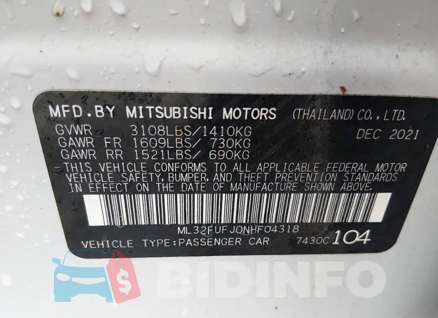 ML32FUFJ0NHF04318 Photo# 9