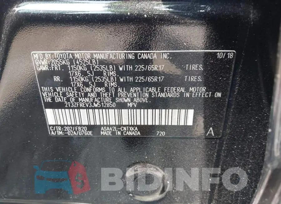 2T3ZFREV3JW512850 Photo# 9