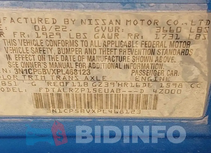 3N1CP5BVXPL468123 Photo# 9