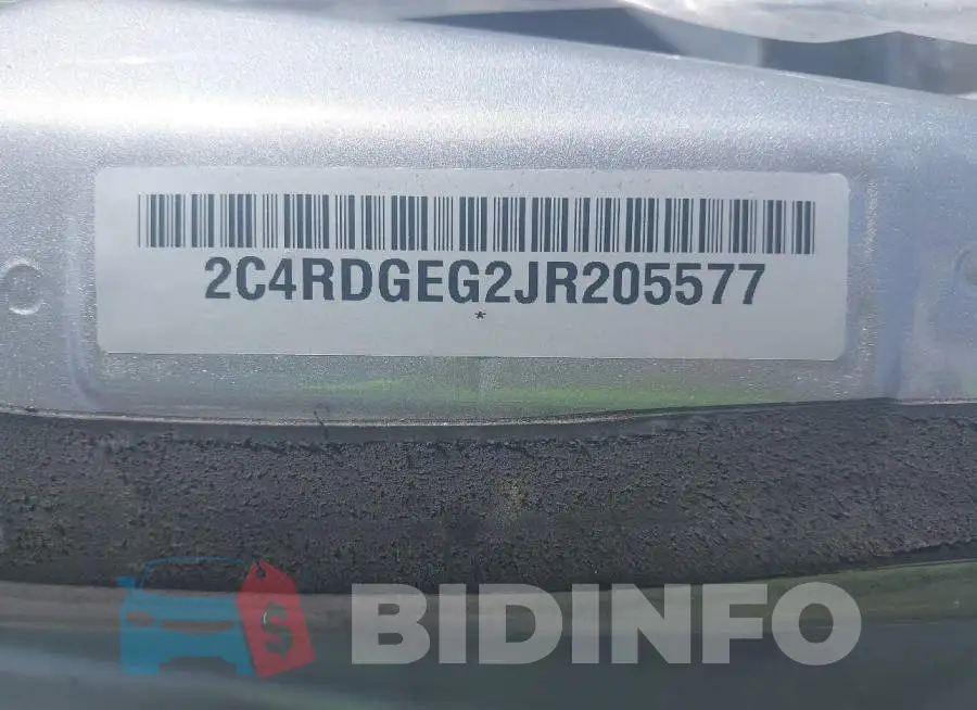 2C4RDGEG2JR205577 Photo# 9