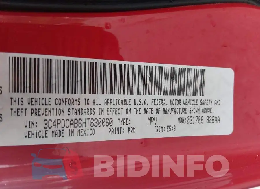 3C4PDCAB6HT630060 Photo# 9