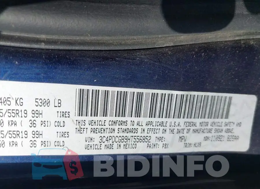 3C4PDCGB9HT556852 Photo# 9