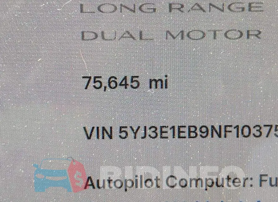 5YJ3E1EB9NF103750 Photo# 14