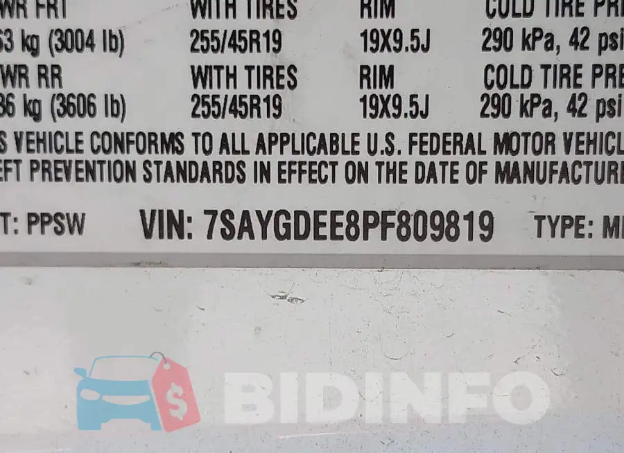 7SAYGDEE8PF809819 Photo# 9
