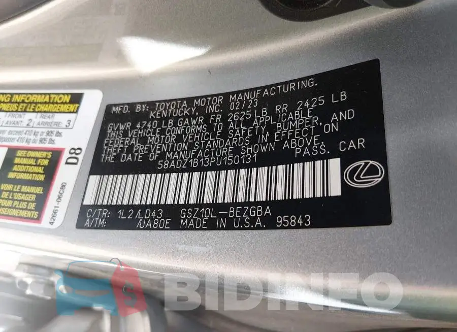 58ADZ1B13PU150131 Photo# 9