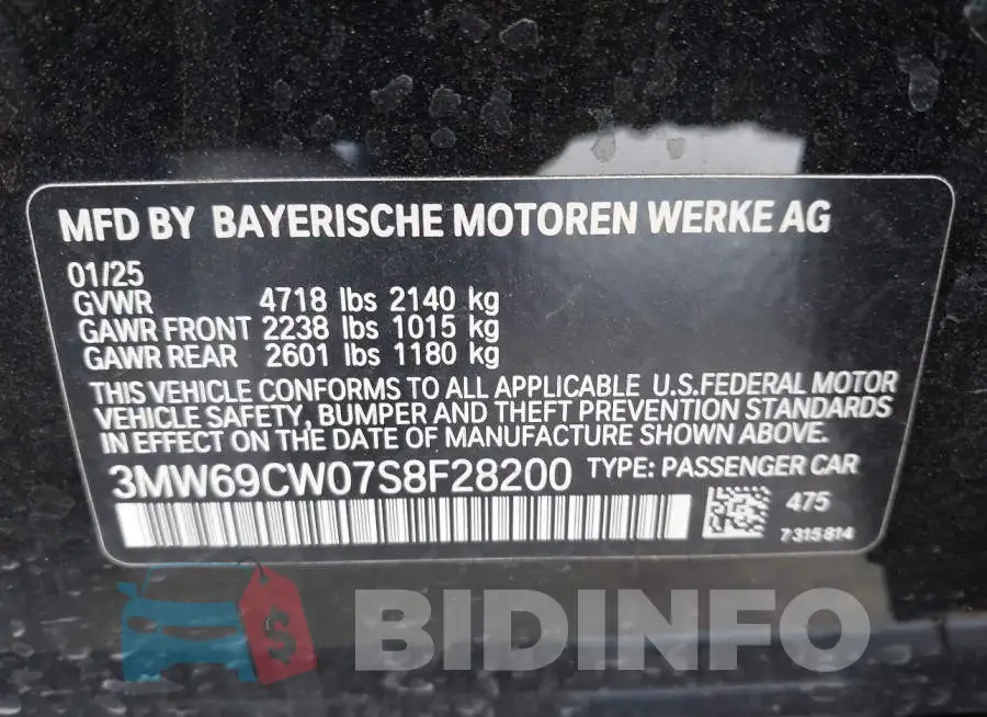 3MW69CW07S8F28200 Photo# 9
