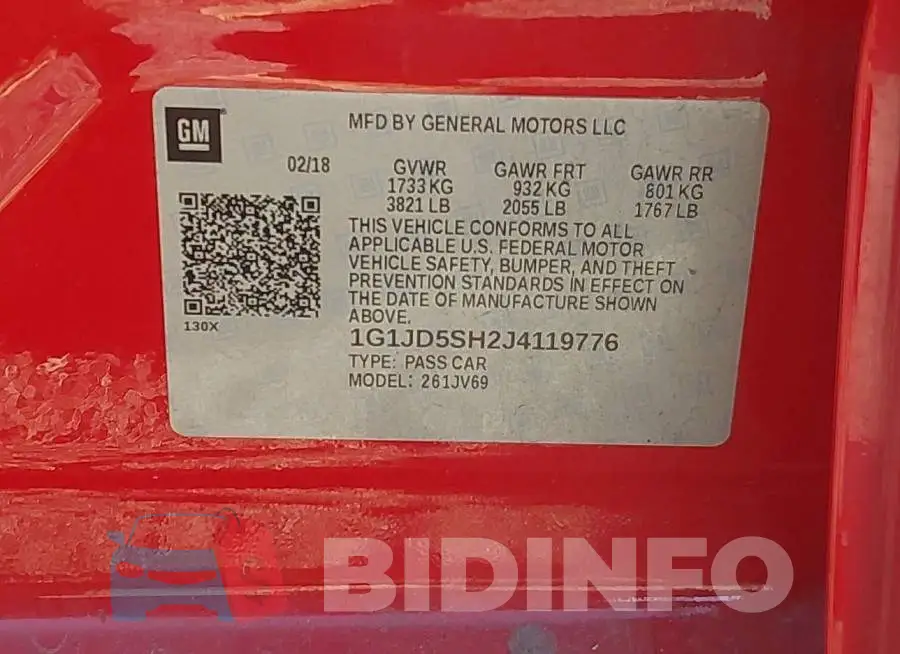 1G1JD5SH2J4119776 Photo# 9