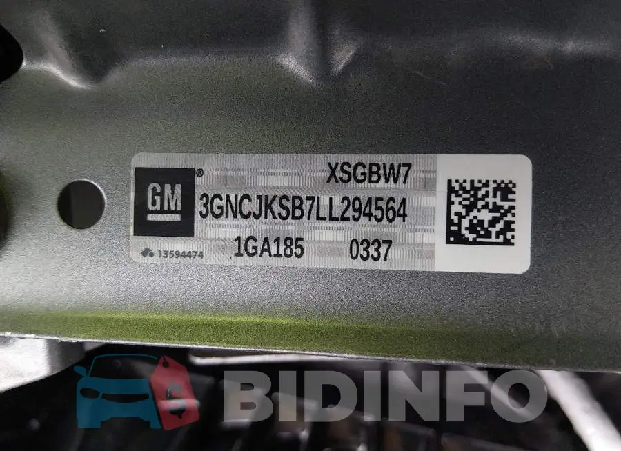 3GNCJKSB7LL294564 Photo# 9