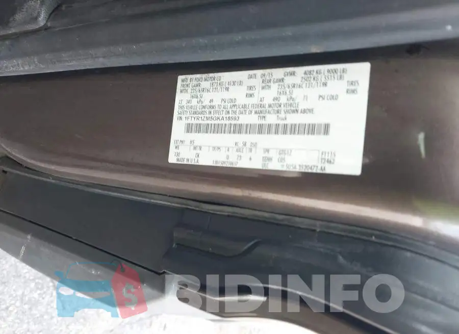 1FTYR1ZM5GKA18593 Photo# 9