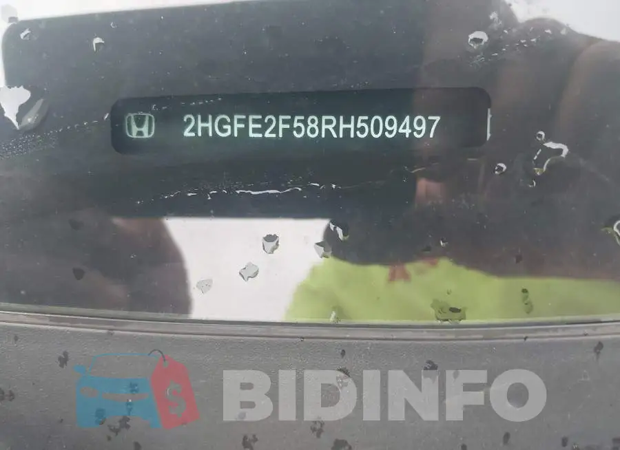 2HGFE2F58RH509497 Photo# 9
