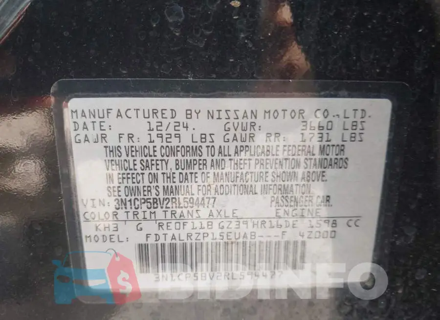 3N1CP5BV2RL594477 Photo# 9