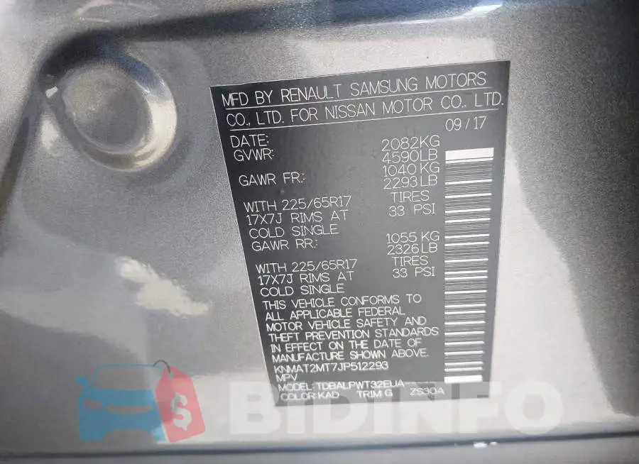 KNMAT2MT7JP512293 Photo# 9