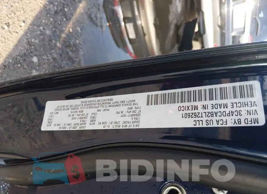 3C4PDCAB2LT262601 Photo# 9