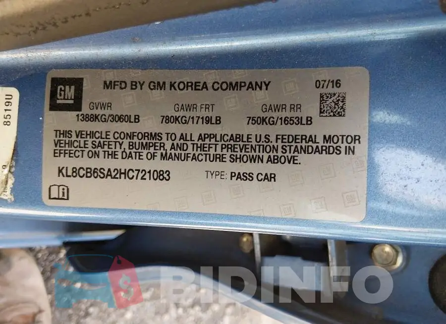 KL8CB6SA2HC721083 Photo# 9