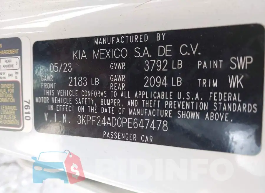 3KPF24AD0PE647478 Photo# 9