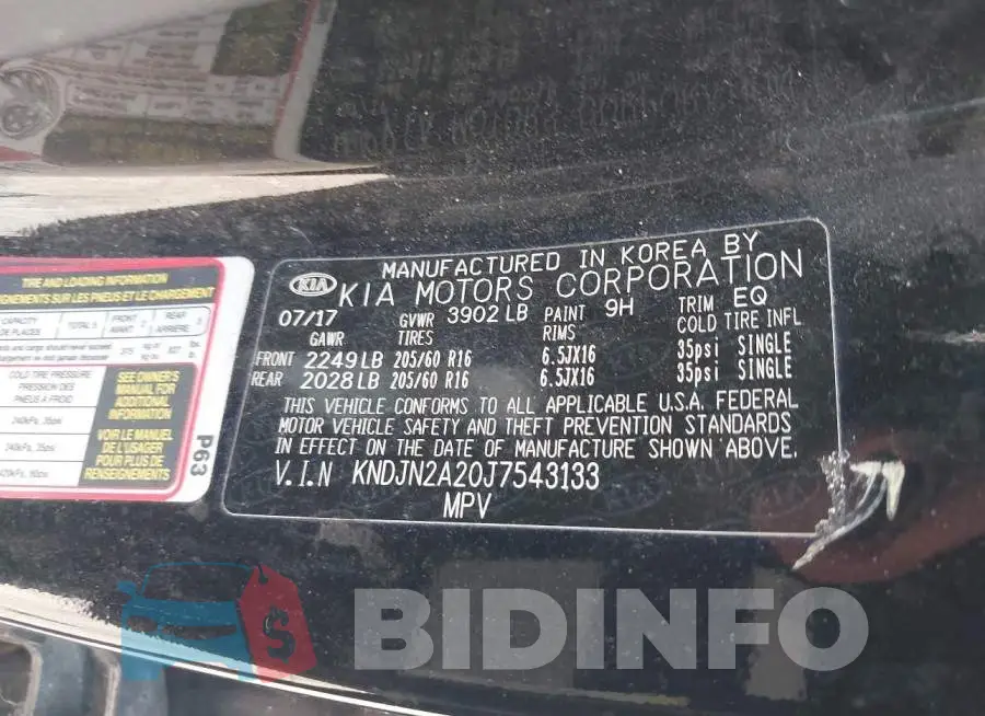 KNDJN2A20J7543133 Photo# 9