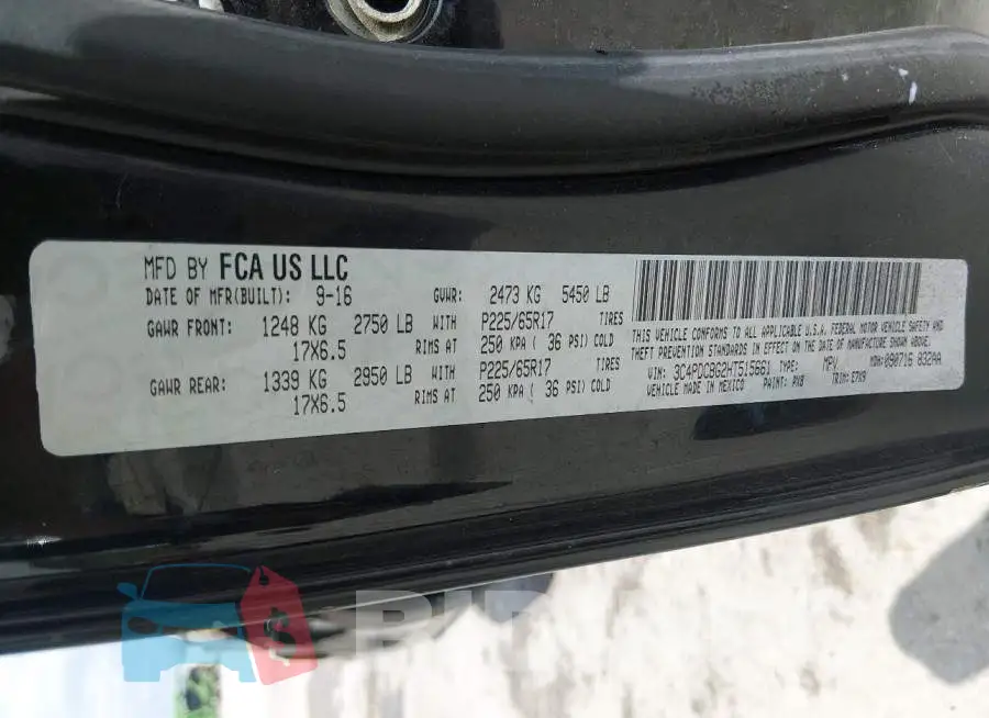3C4PDCBG2HT515661 Photo# 9