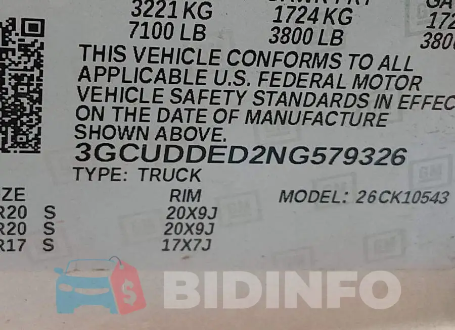 3GCUDDED2NG579326 Photo# 9