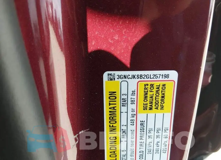 3GNCJKSB2GL257198 Photo# 9