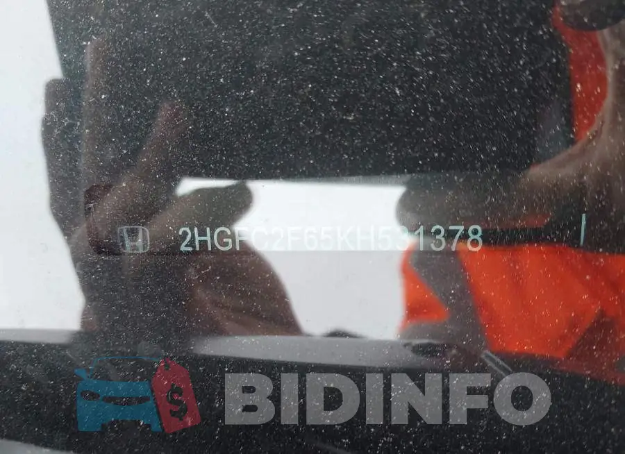 2HGFC2F65KH531378 Photo# 9