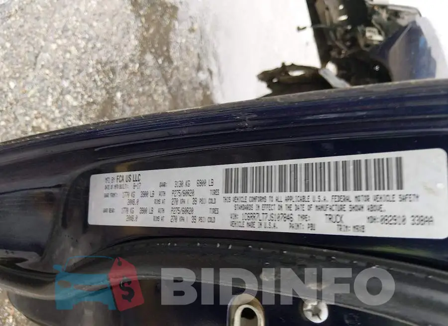 1C6RR7LT7JS107846 Photo# 9