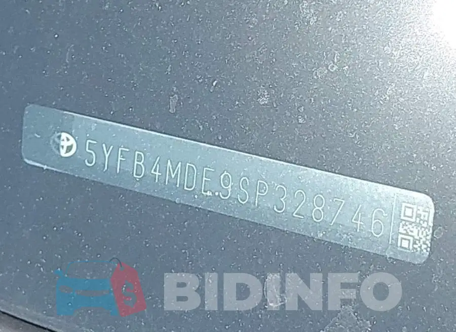 5YFB4MDE9SP328746 Photo# 17