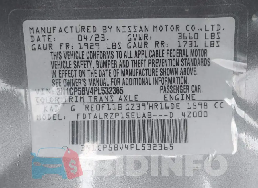 3N1CP5BV4PL532365 Photo# 9