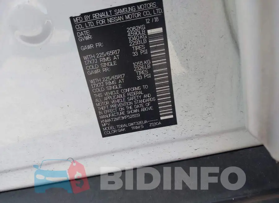 KNMAT2MT3KP528119 Photo# 9
